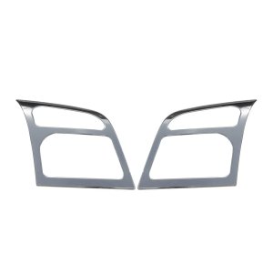 Ford Transit Connect Headlight Cover - Omac - Gloss Silver 2 Pcs - Chrome - '10-'13 Ford Transit Connect Headlight Cover - Omac - Gloss Silver 2 Pcs - Chrome - '10-'13